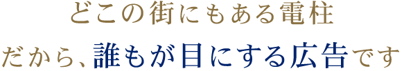 誰もが目にする広告